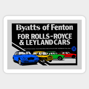 BRITISH LEYLAND - local dealer ad Sticker